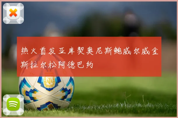 热火首发亚库契奥尼斯鲍威尔威金斯拉尔松阿德巴约